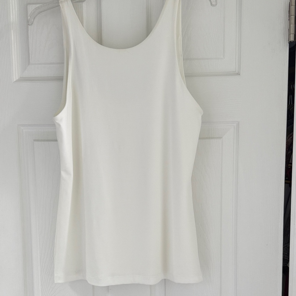 Elegant White Women's Tank Top